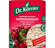 Խրթխրթան հացիկներ Dr. Korner լոռամրգով