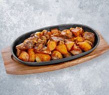 Свинина с картофелем и грибами