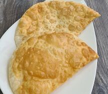 Чебурек с сыром и зеленью