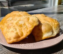 Чебурек с картошкой и грибами