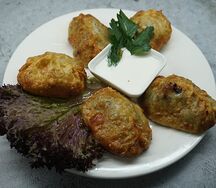 Манты жаренные