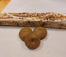 Шаверма вегетарианская с фалафелем