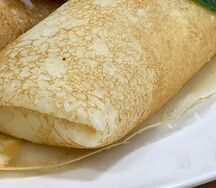 Безглютеновые блинчики с курицей