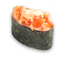 Суши острые с лососем
