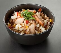 Wok с цыпленком в соусе терияки