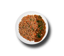 Ежики из курицы с гречей
