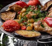 Садж из курицы с овощами