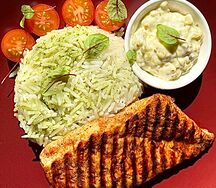 Куриная грудка с рисом