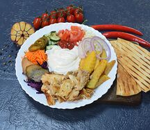 Шавуха на тарелке