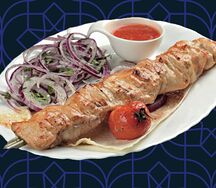 Шашлык из куриного мяса с костями