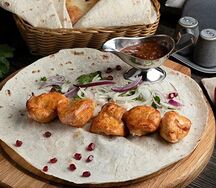 Шашлык из куриной мякоти