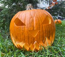 Тыква на Halloween Пожиратель