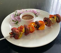 Грибы на мангале