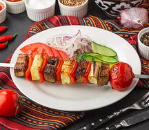 Овощной шашлык