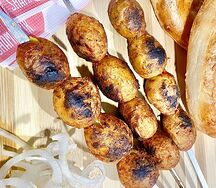 Шашлык из картофеля