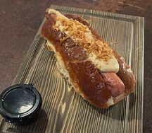 Хот-дог с куриной колбаской