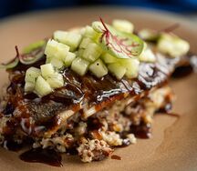 Дорадо с псевдоризотто