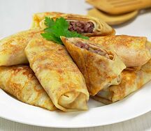 Блинчик с мясом