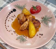 Курица в карамельном соусе
