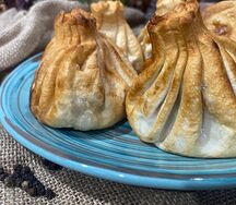 Хинкали жареные с бараниной 1шт