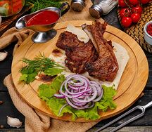 Шашлык из бараньей корейки