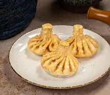 Жареные хинкали с курицей 