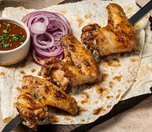 Шашлык из крылышек цыпленка 