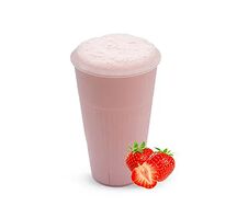 Молочный коктейль клубничный