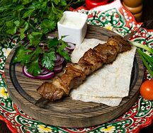 Шашлык из мякоти барашка