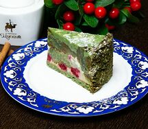 Фисташково-малиновый