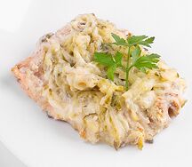 Рыба с крабовым мясом