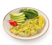 Омлет с овощами