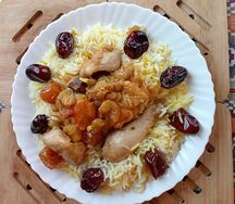 Азербайджанский плов с курицей