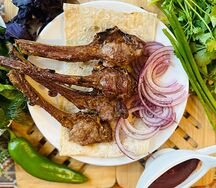 Шашлык из бараньей корейки