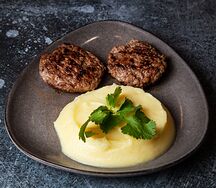 Говяжьи котлетки с пюре