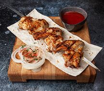 Куриные крылья на углях