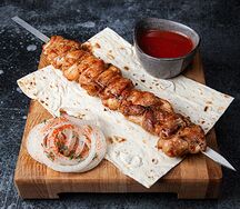 Шашлык из куриного бедра