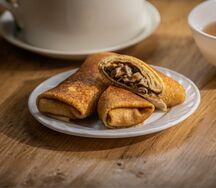Блинчики с мясом