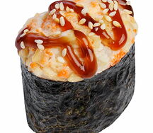 Запеченные суши с креветкой