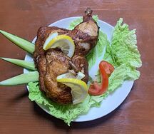 Курица табака