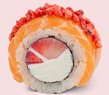 Филадельфия со свежей клубникой