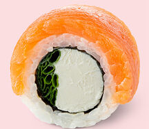 Филадельфия с копчёным лососем и угрём