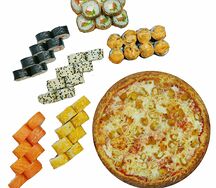Сет Большой Куш (48 шт и пицца 32 см)