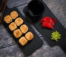 Запеченный с курицей