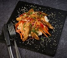 Рис с курицей