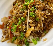 Жареный рис с морепродуктами