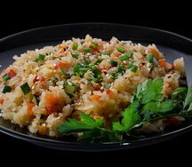 Японский плов с овощами