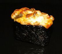 Спайс унаги суши (запеч)