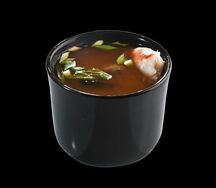 Миссо суп с креветками
