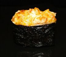 Спайс эби суши (запеч)